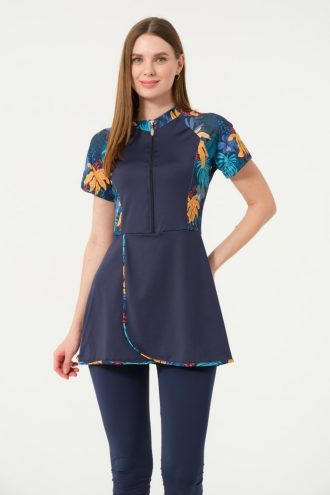 24151 Yarı Kapalı Likra Mayo