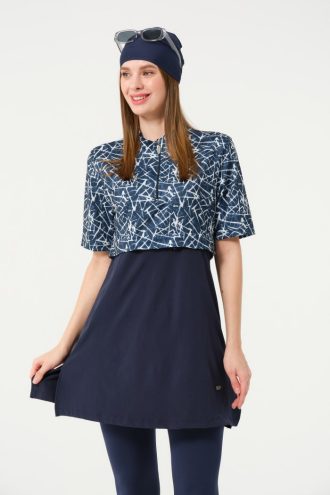 3409 Yarı Kapalı Likra Mayo