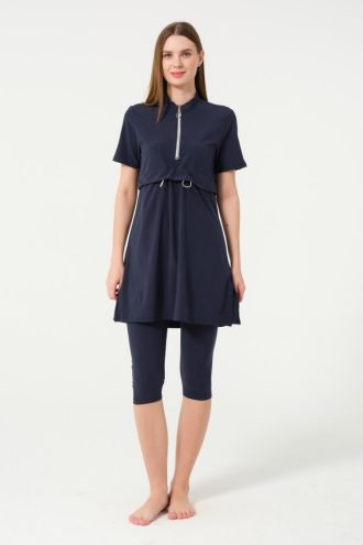 3410 Yarı Kapalı Likra Mayo